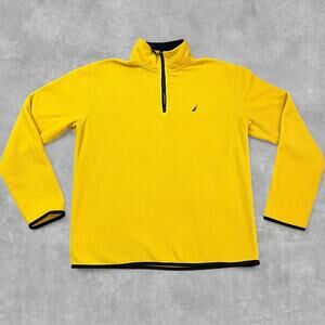 Nautica Y2K 1/4 Zip Fleece Sweater